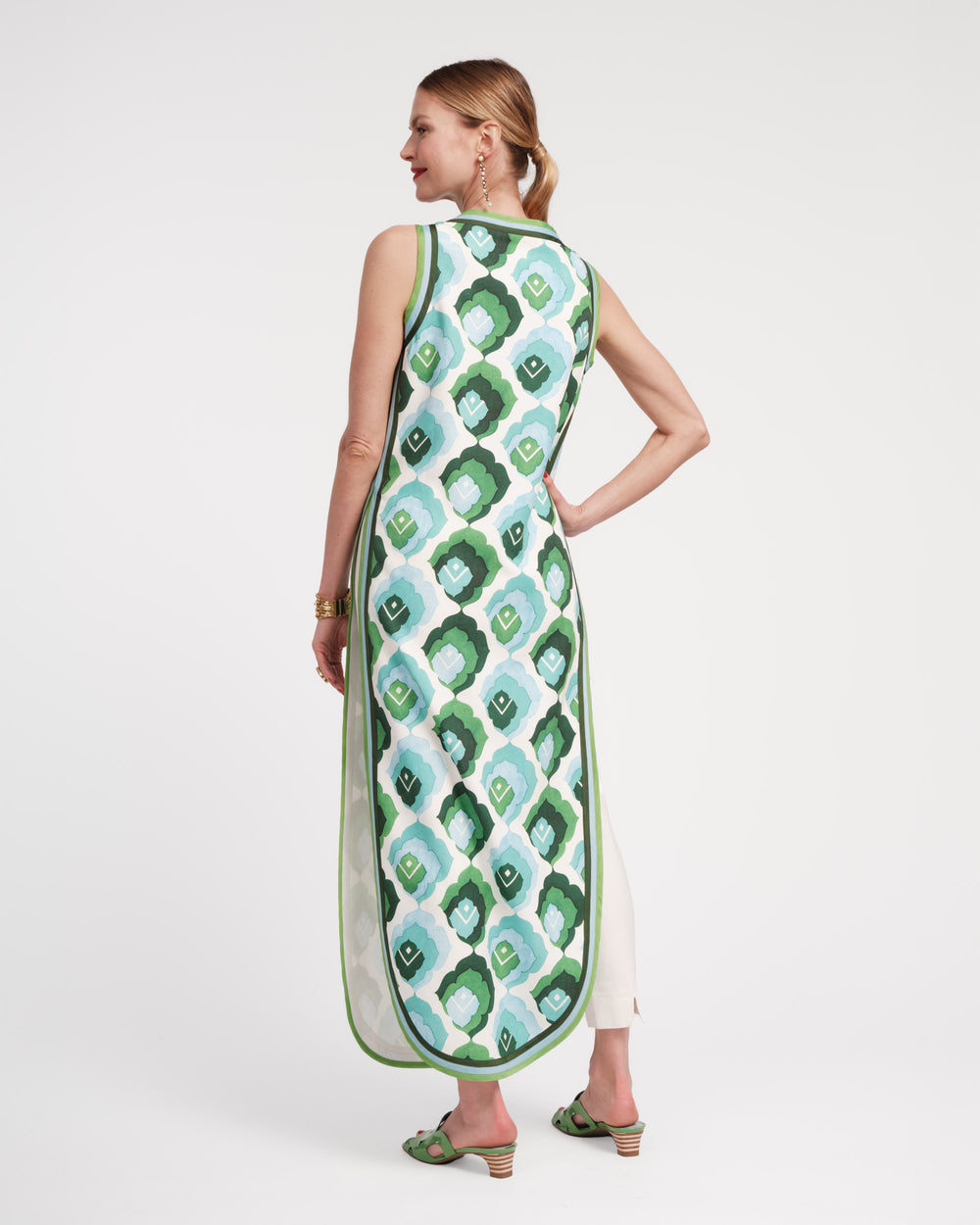 Sabrina Top - Graphic Leaf Tops Frances Valentine