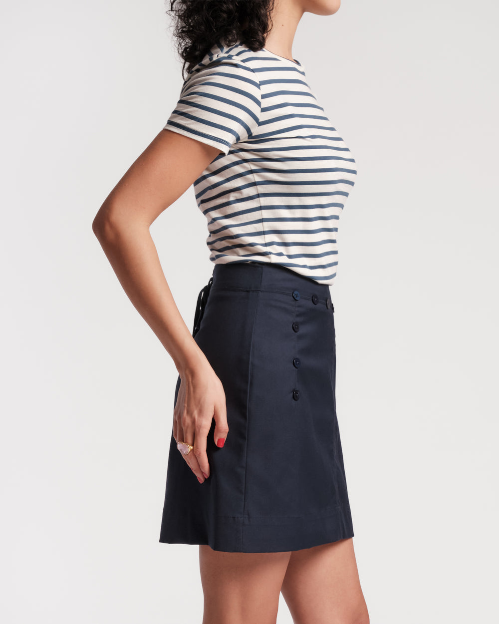 Sailor Skirt - Navy Skirts Frances Valentine