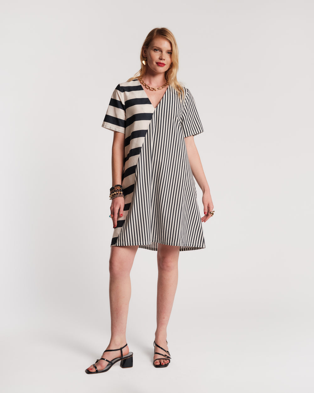 Schooner Dress - Nautical Stripe Dresses Frances Valentine