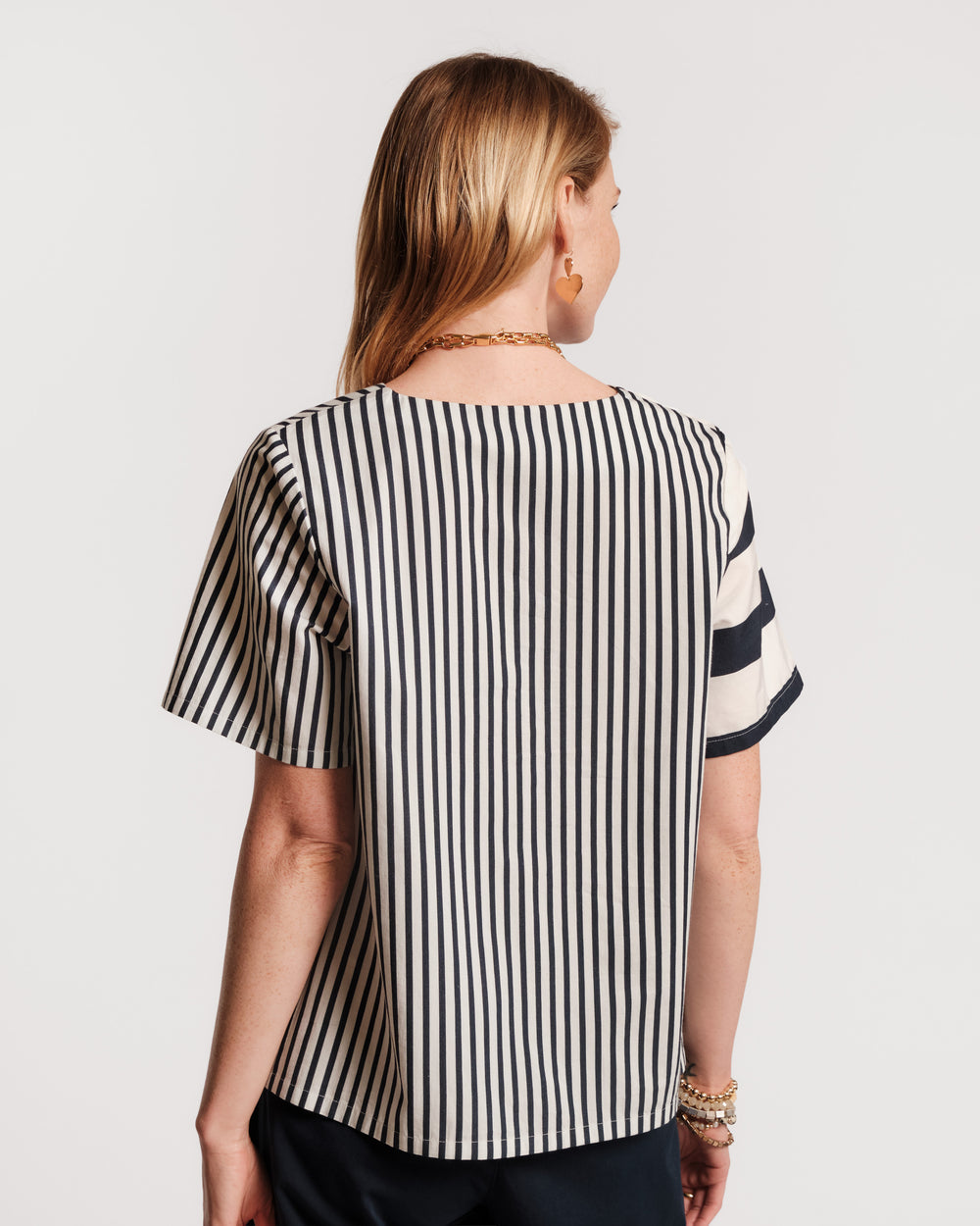 Schooner Top - Nautical Stripe Tops Frances Valentine