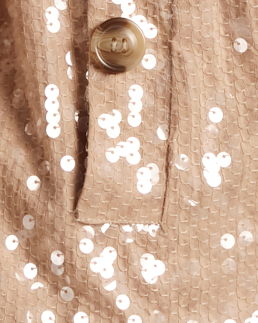 Sequin Moto Jacket - Champagne Coats & Jackets Frances Valentine