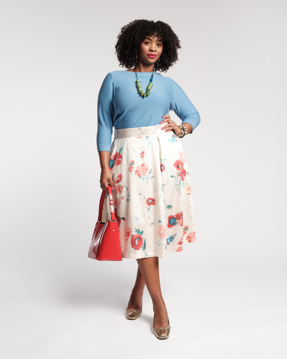 Shelley Midi Skirt - Bellissima Skirts Frances Valentine