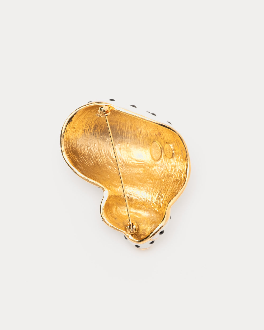 Polka Dot Snail Shell Brooch Brooch Frances Valentine