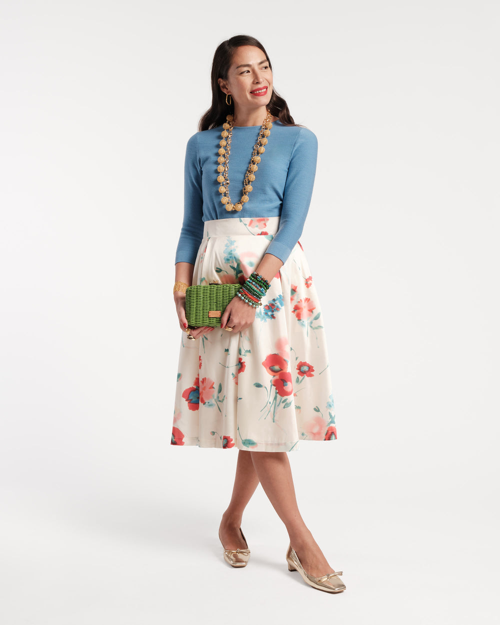 Shelley Midi Skirt - Bellissima Skirts Frances Valentine