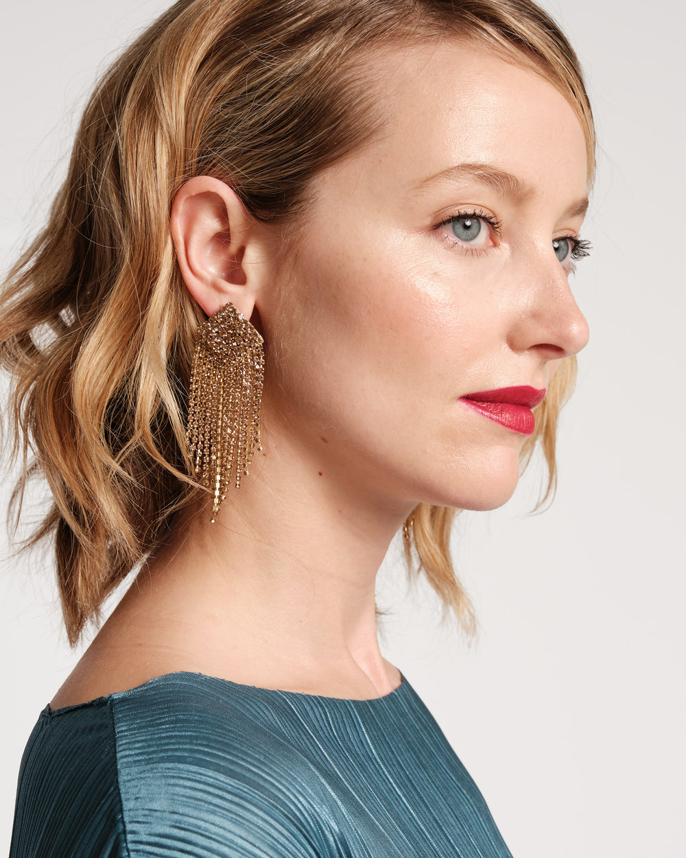 Niomi Earring - Gold Earrings Deepa Gurnani