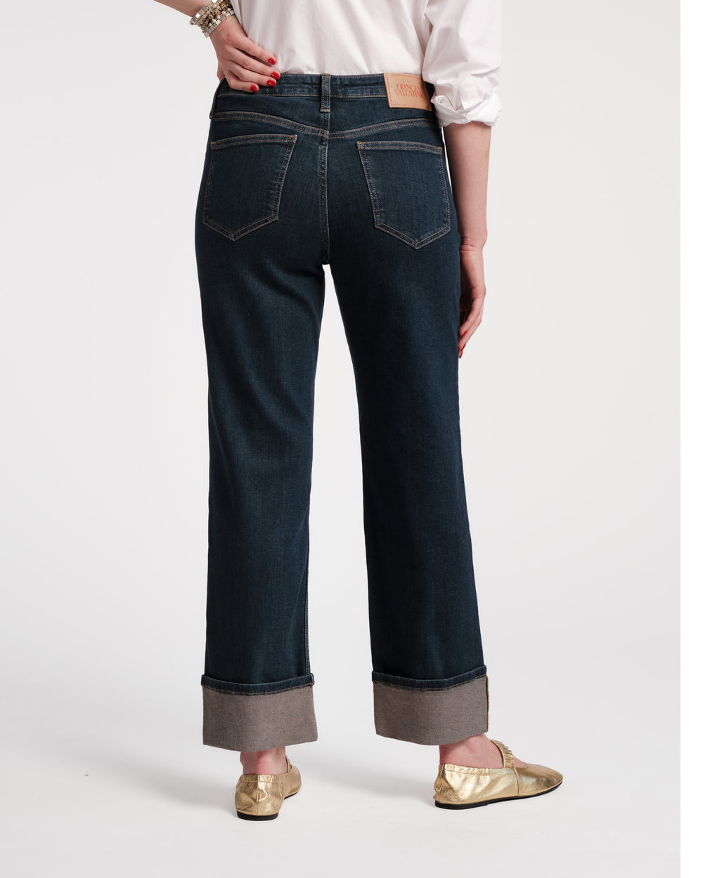 Smarty Cuffed Jean - Denim Pants Frances Valentine