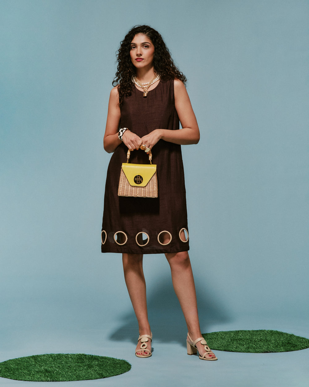 Lily Cut Out Mini Dress - Black Dresses Frances Valentine