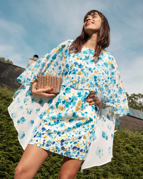 Mini Cape Dress - Pocket Full of Posies Dresses Frances Valentine