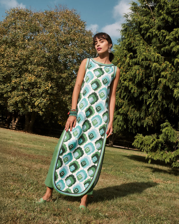 Sabrina Top - Graphic Leaf Tops Frances Valentine