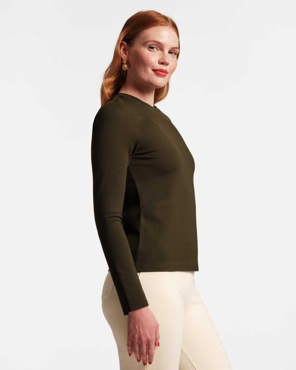 Ballet Top - Olive Shirt Frances Valentine