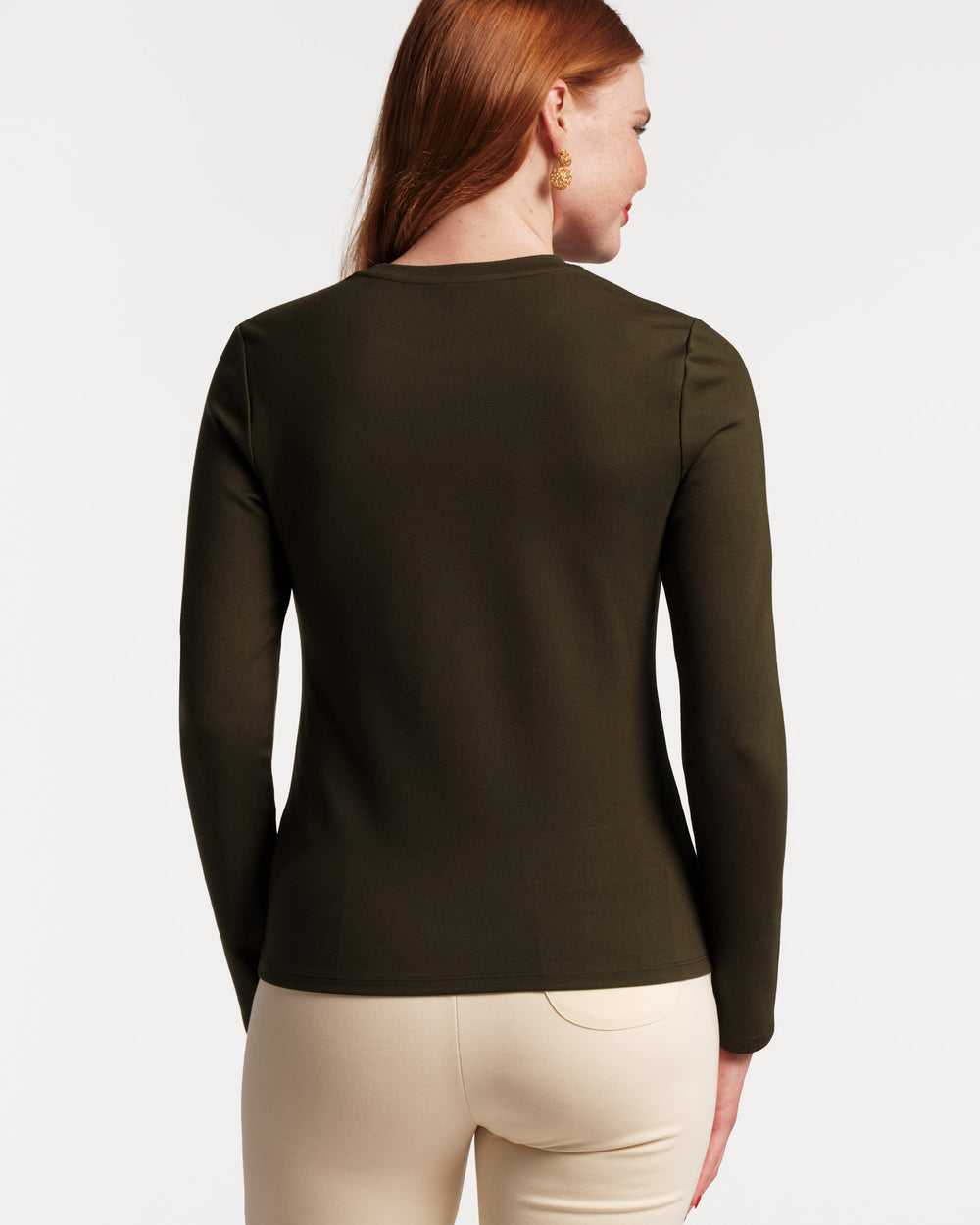 Ballet Top - Olive Shirt Frances Valentine