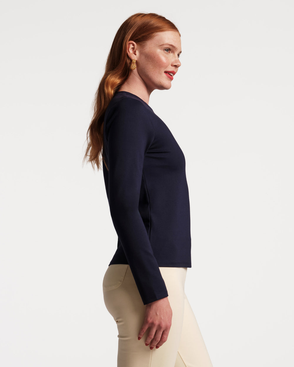 Ballet Top - Navy Shirt Frances Valentine