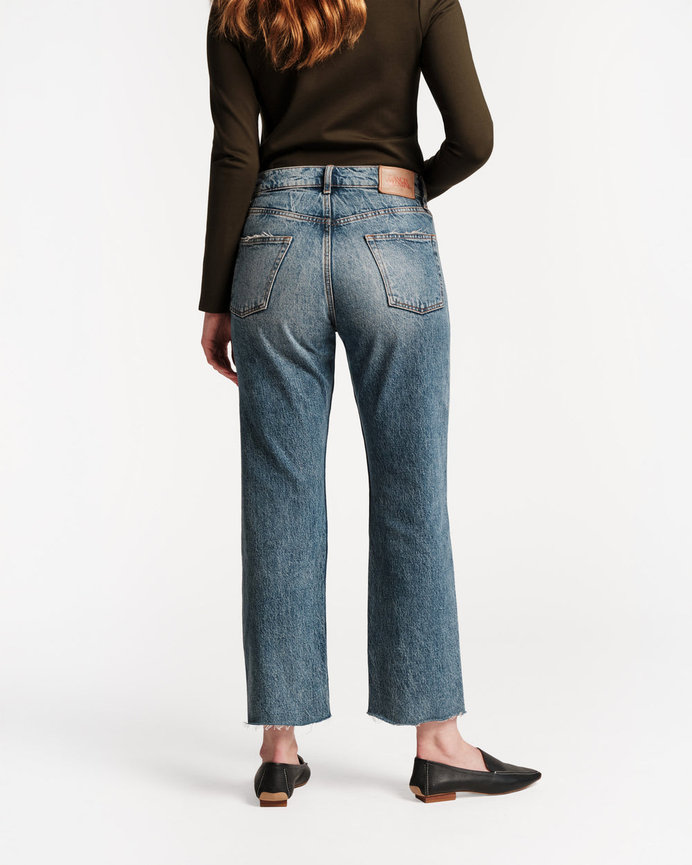 Andy Jean - Washed Denim Pants Frances Valentine