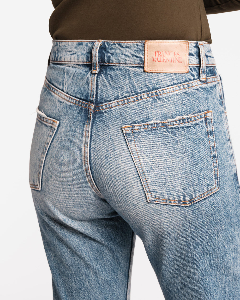 Andy Jean - Washed Denim Pants Frances Valentine