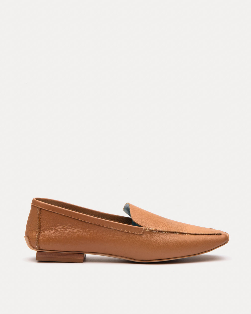 Elyce Loafer - Leather Camel Loafers Frances Valentine