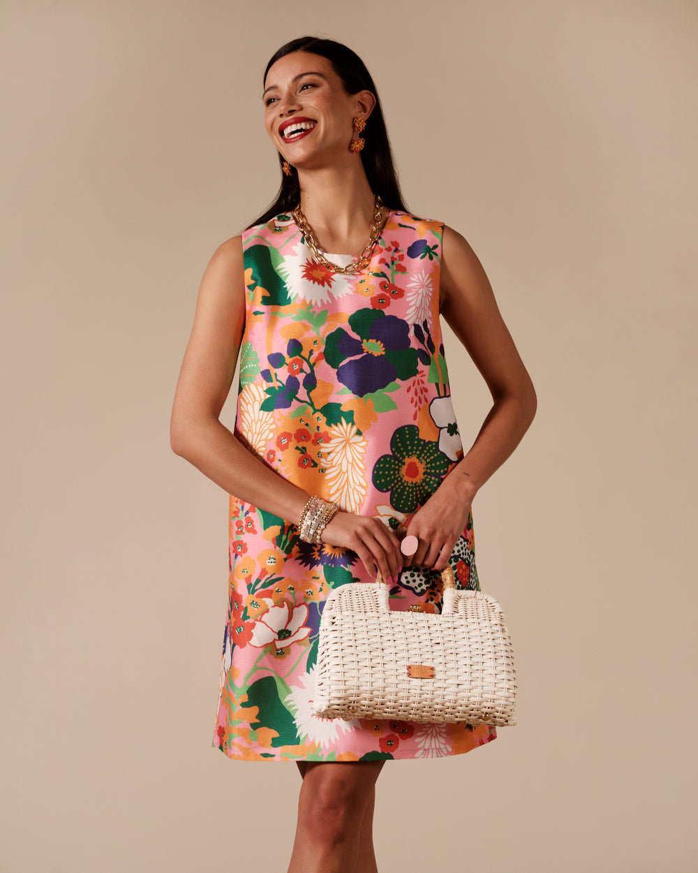 Buzzy Basket - Off White Basket Frances Valentine
