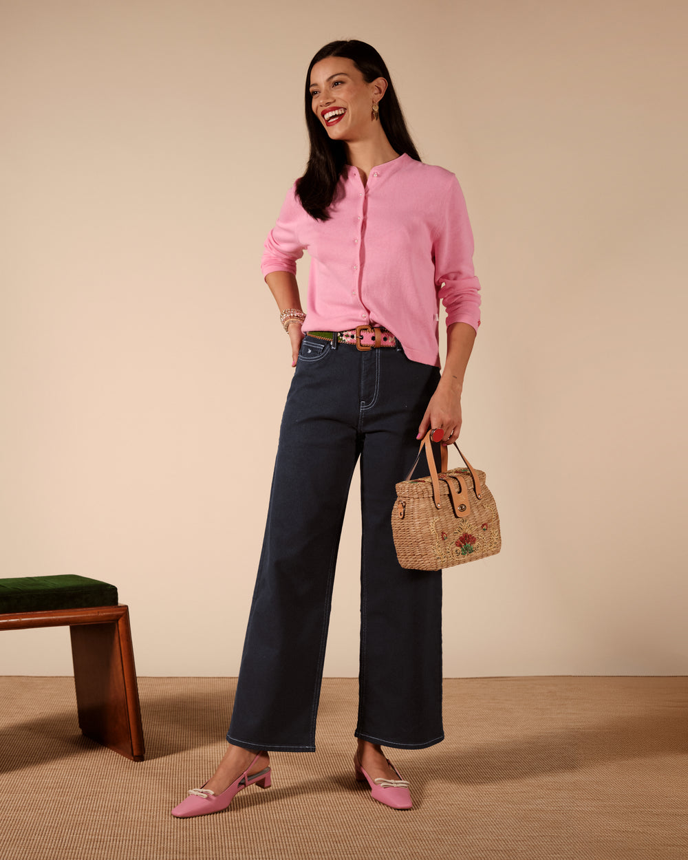 Ace Jean Stretch Denim - Indigo Pants Frances Valentine
