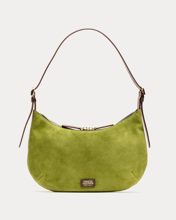 Starr Hobo Suede - Fern Handbag Frances Valentine