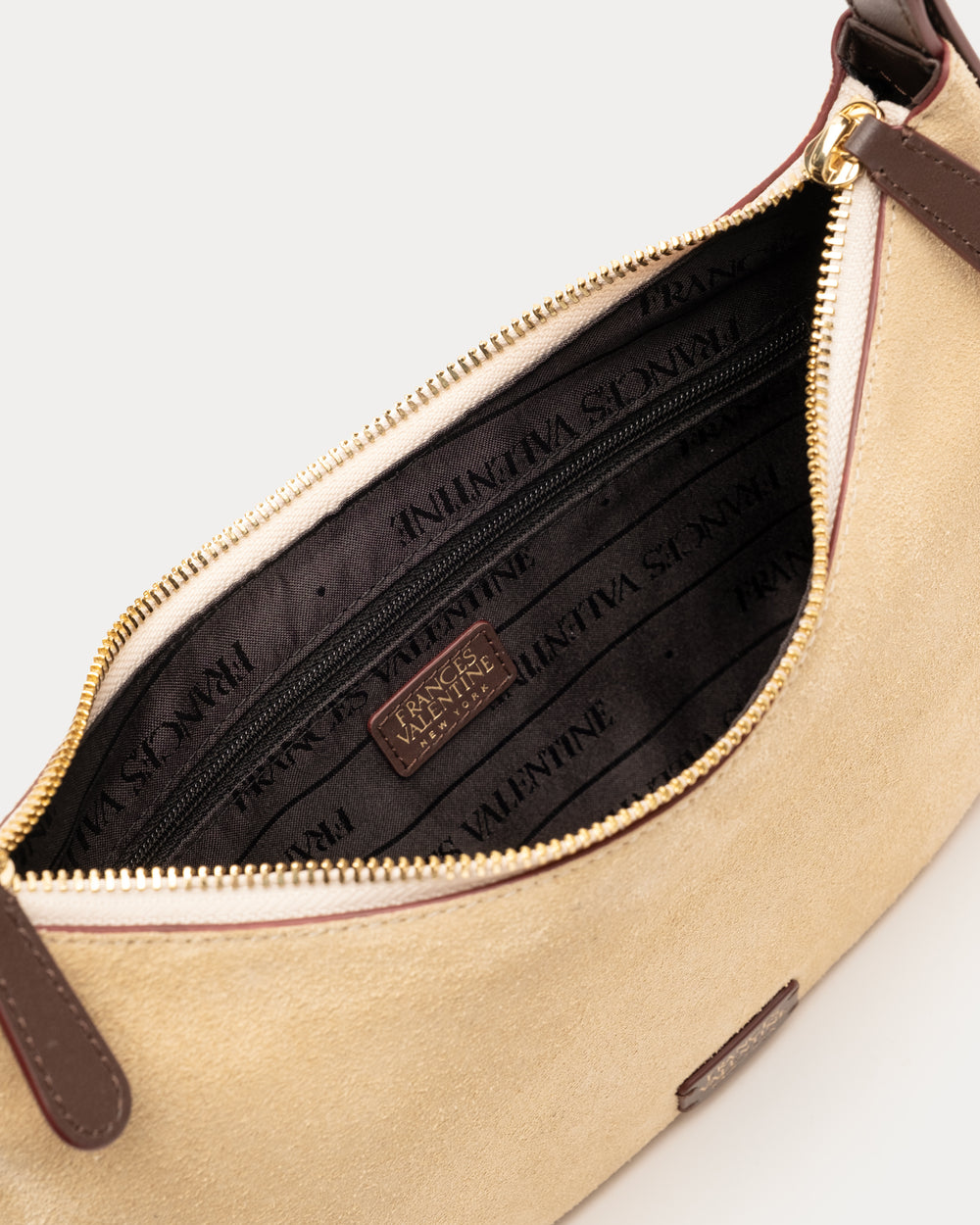 Starr Hobo Suede - Sand Handbag Frances Valentine