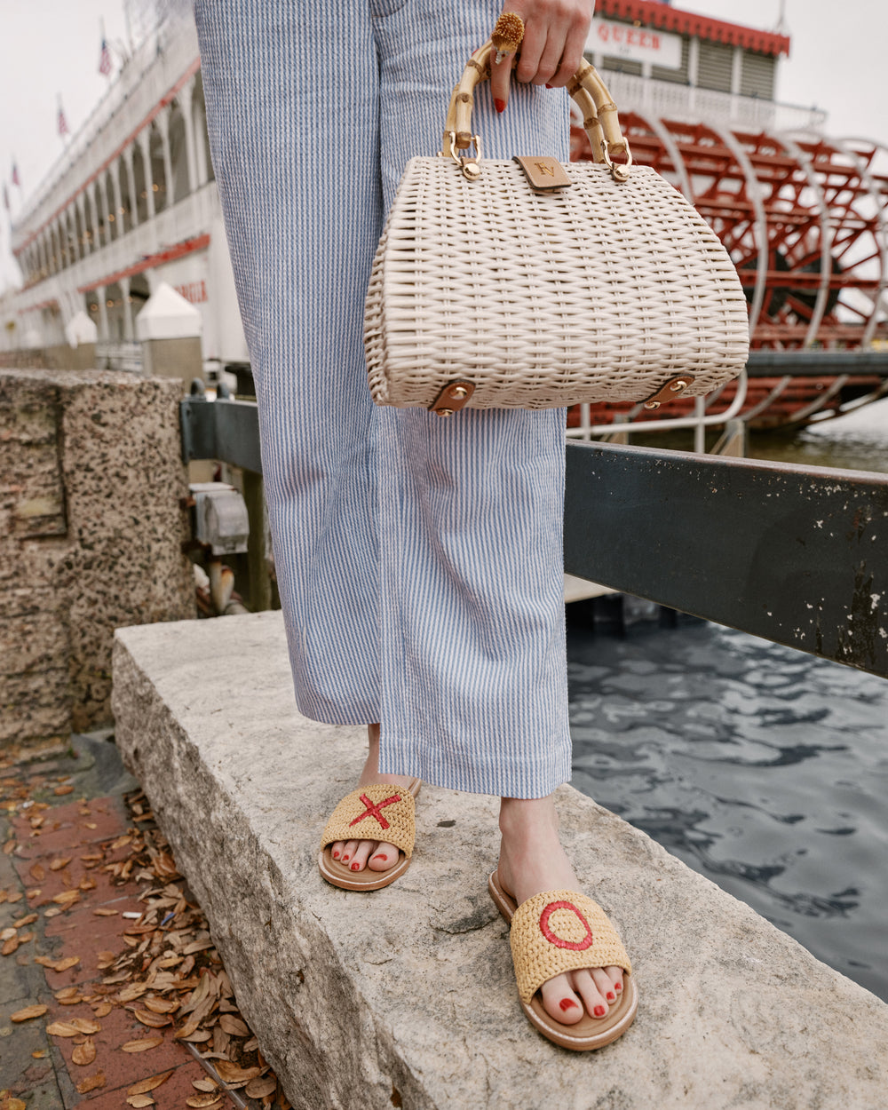 XO Sandal - Embroidered Sandals Frances Valentine
