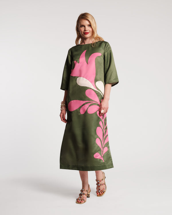 Belle Maxi Dress - Mid-Century Palm Dresses Frances Valentine