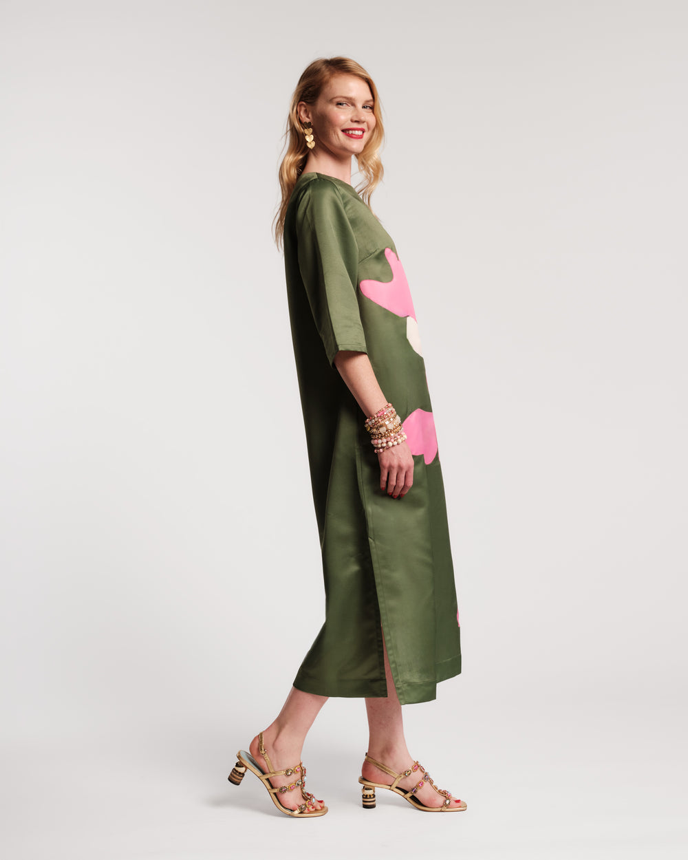 Belle Maxi Dress - Mid-Century Palm Dresses Frances Valentine