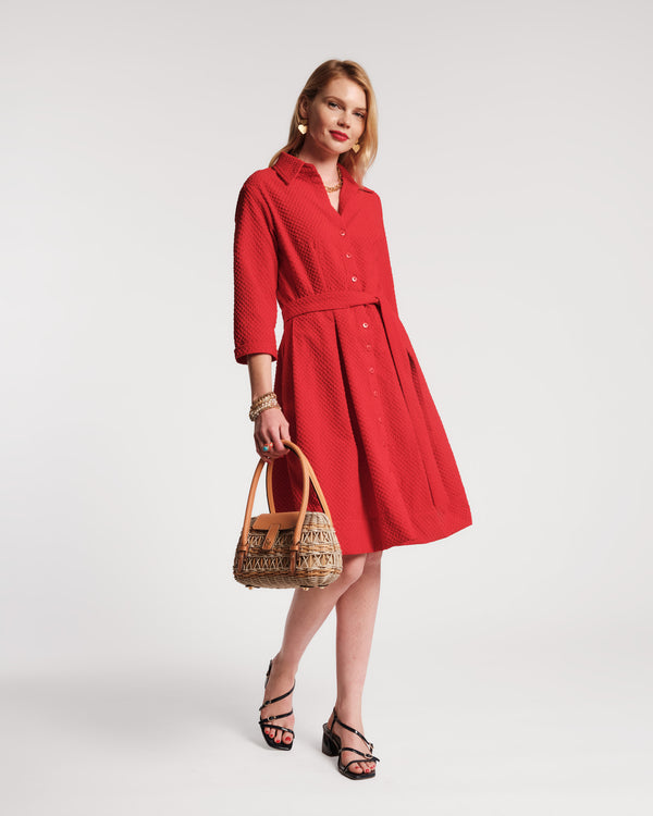 Bellini Dress - Red Dresses Frances Valentine