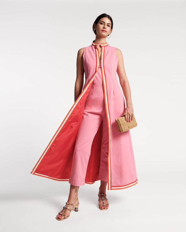 Susie Jumpsuit Set - Pink Jumpsuits & Rompers Frances Valentine