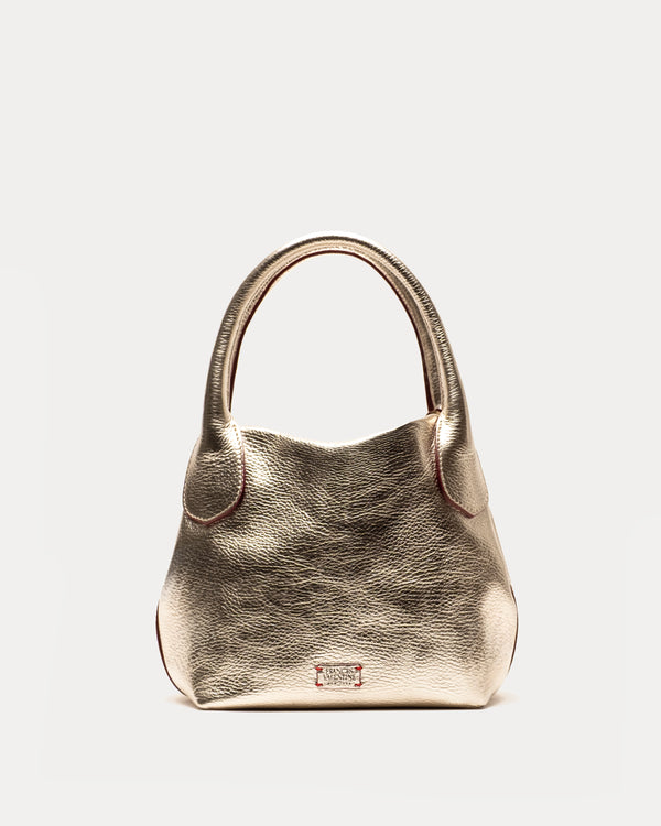 Sweet Pea Mini - Tumbled Leather Platino Frances Valentine