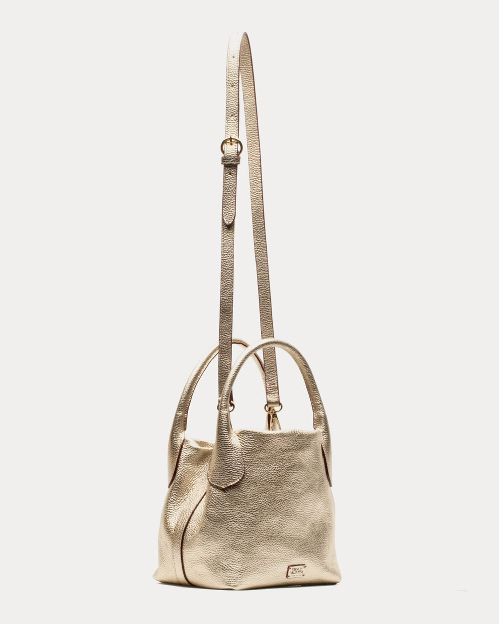 Sweet Pea Mini - Tumbled Leather Platino Frances Valentine