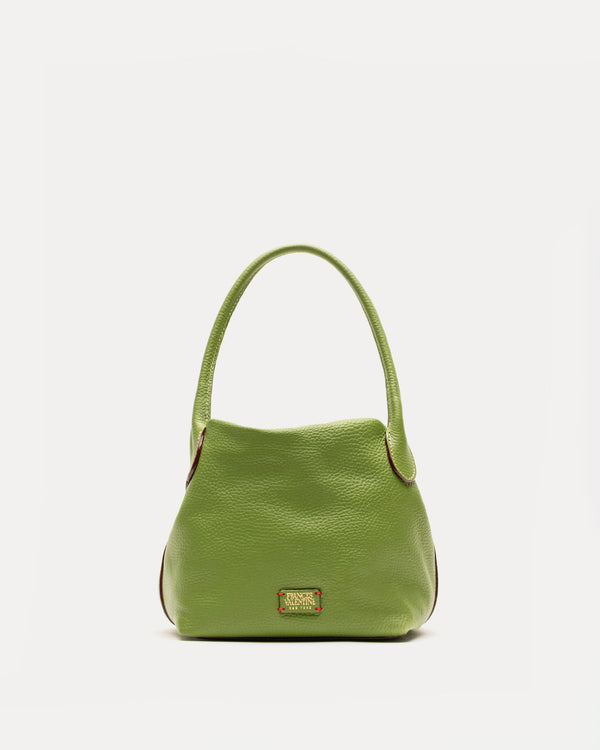 Teeny Sweet Pea - Tumbled Leather Fern Handbag Frances Valentine