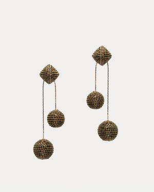 Taryn Earring - Emerald Earrings DEEPA GURNANI