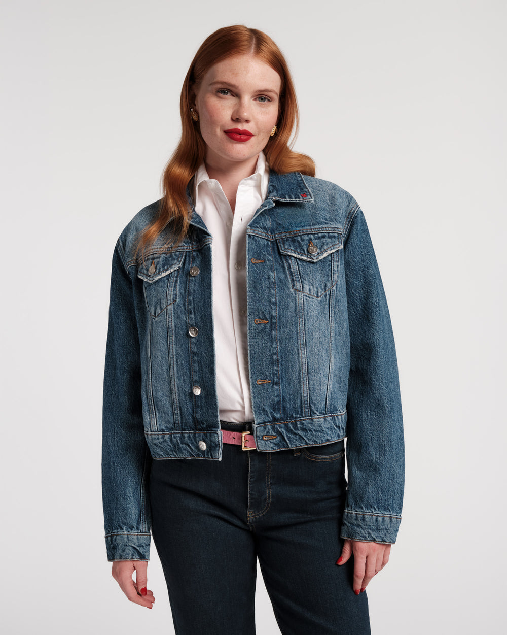 Taylor Jean Jacket - Royal Palm Denim Coats & Jackets Frances Valentine