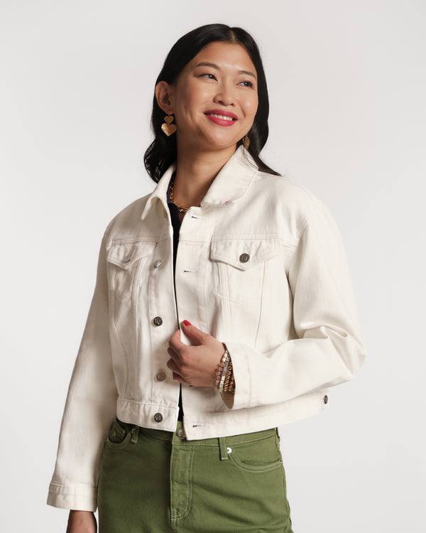 Taylor Jean Jacket - White Coats & Jackets Frances Valentine