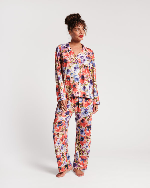 Teddy Pajama Set - Super Bloom Pajamas Frances Valentine