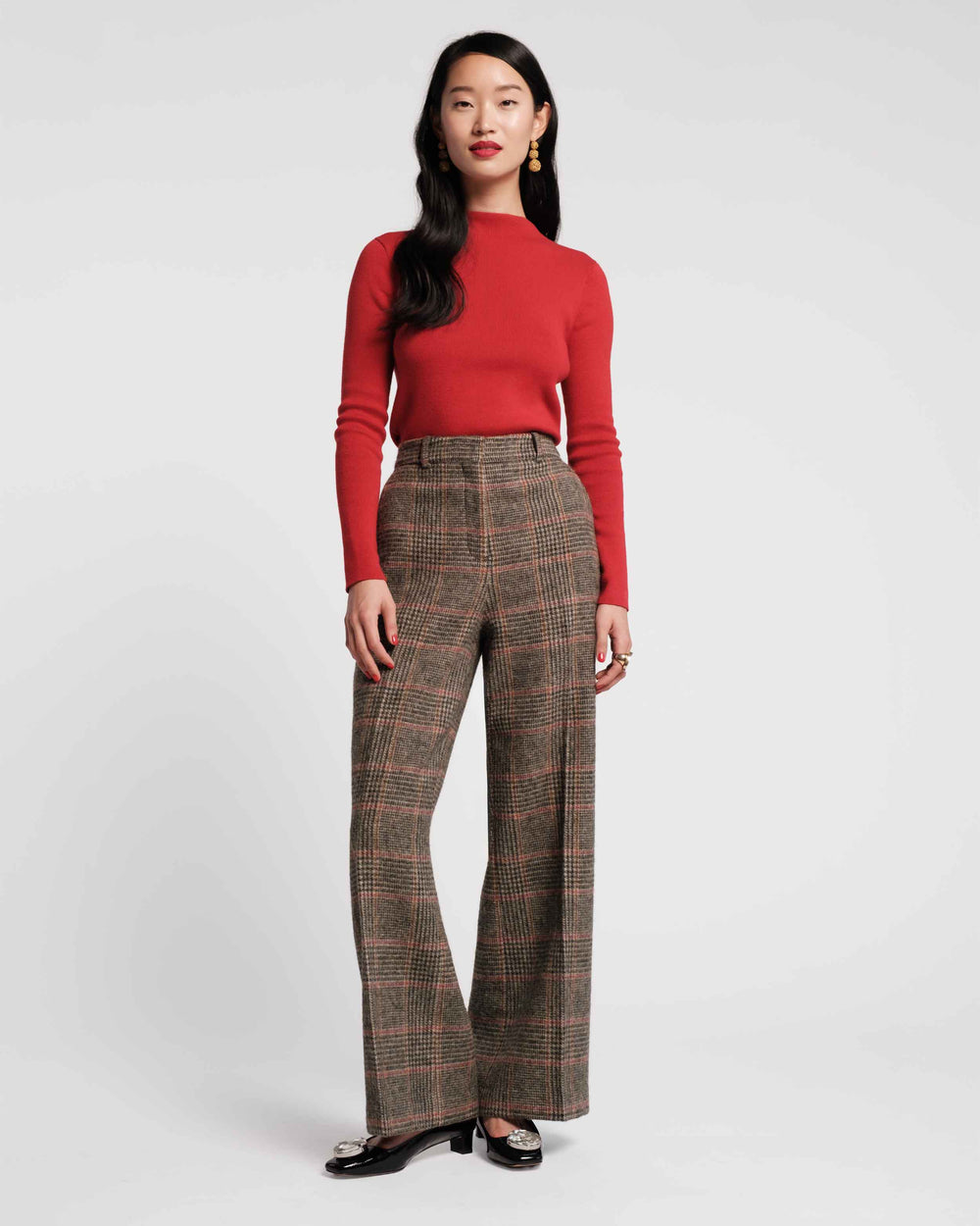 Thomas Pant - Newbury Plaid Wool Pants Frances Valentine