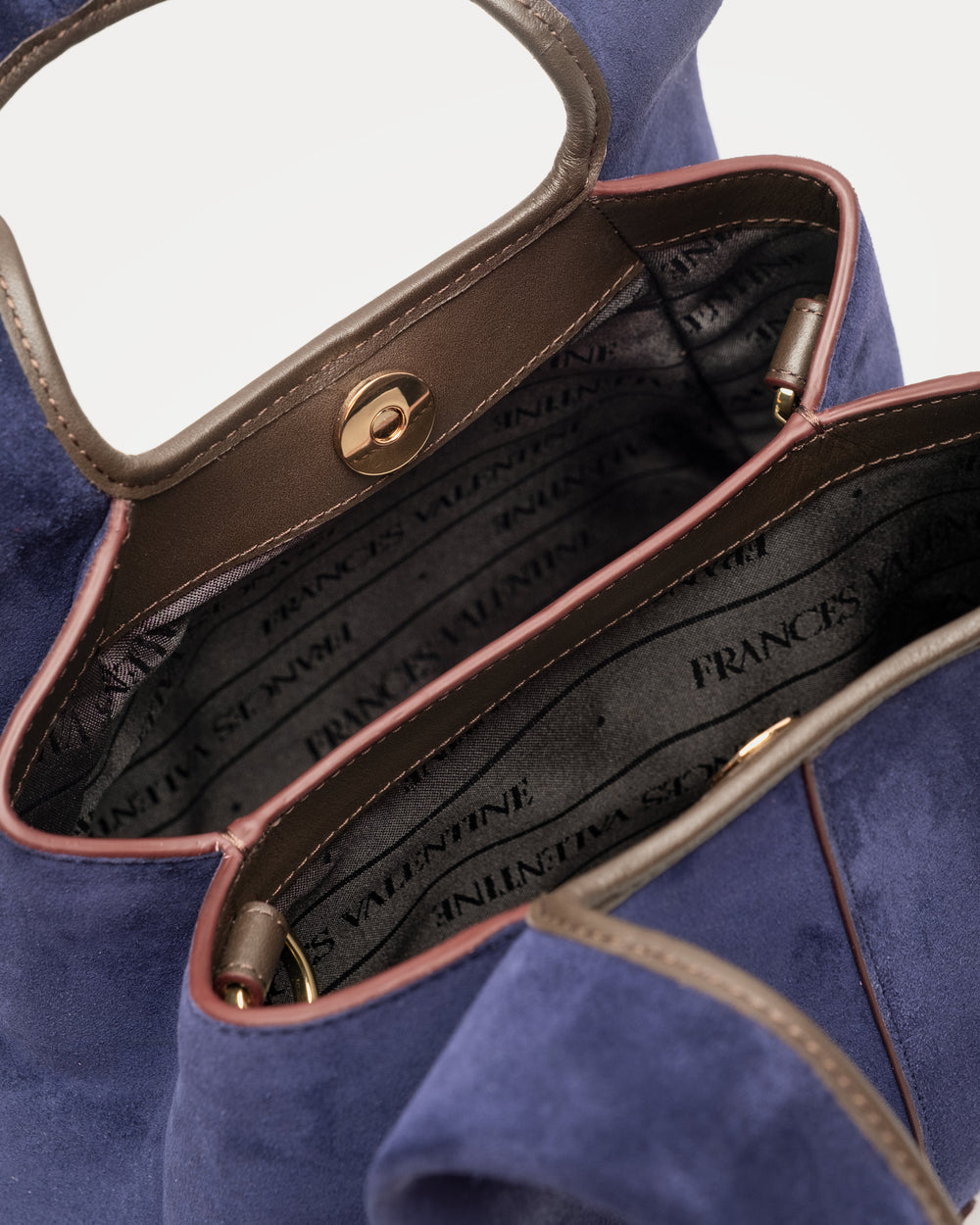 Tootsie Tote Suede - Navy Handbag Frances Valentine