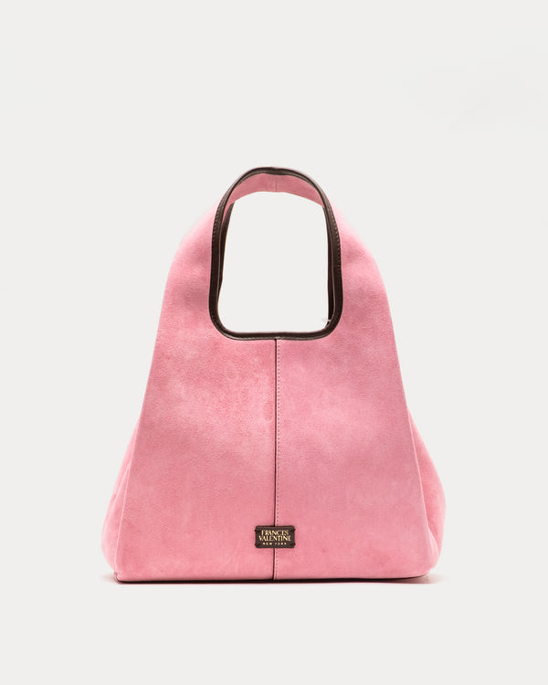 Tootsie Tote Suede - Pink Handbag Frances Valentine