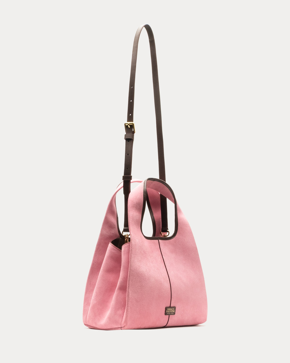 Tootsie Tote Suede - Pink Handbag Frances Valentine