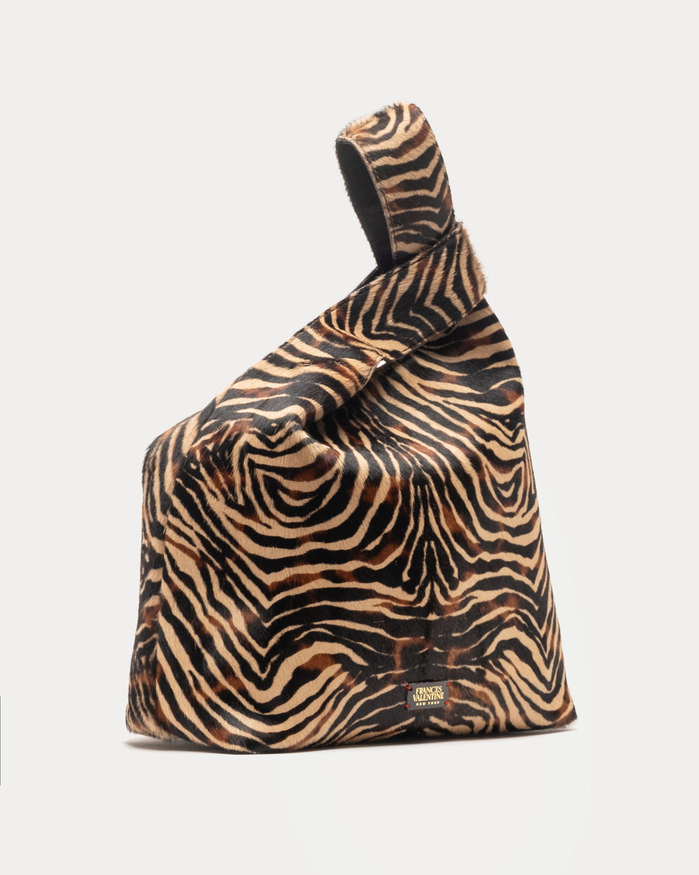 Tucker Tote - Zebra Haircalf Handbag Frances Valentine