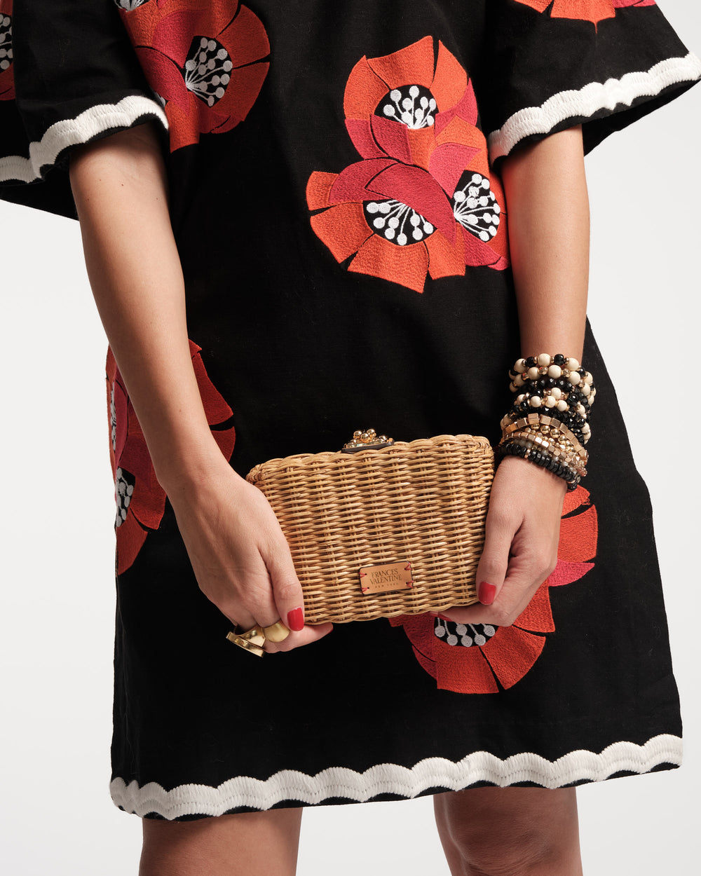 Paige Wicker Clutch - Toast Basket Frances Valentine