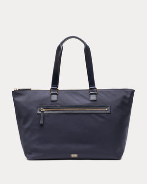 Viv Work Tote - Navy Handbag Frances Valentine