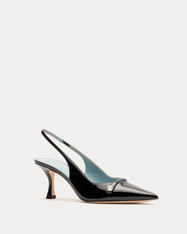Vivian Pump - Black Heels Frances Valentine