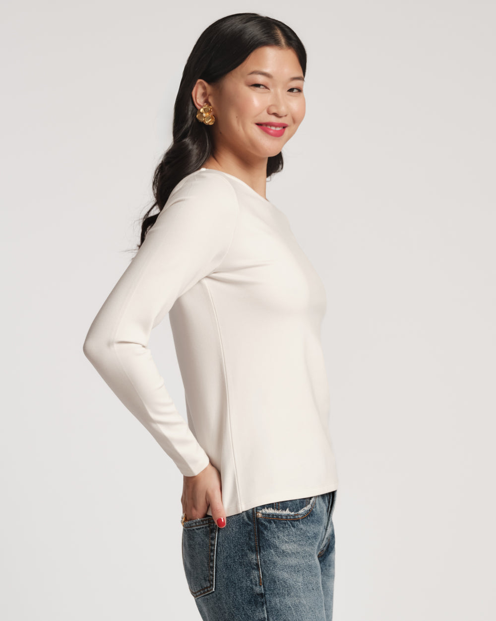 Ballet Top - White Shirt Frances Valentine