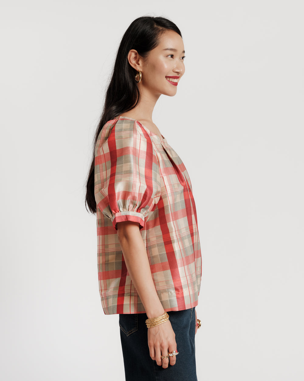 Zonda Top - FV Plaid Shirt Frances Valentine