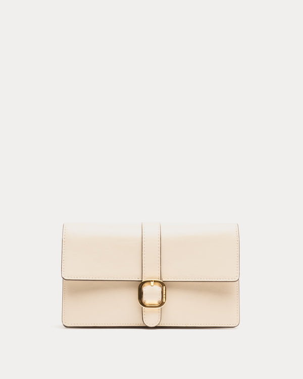 Accordion Wallet - Crinkled Leather Oyster Wallet Frances Valentine