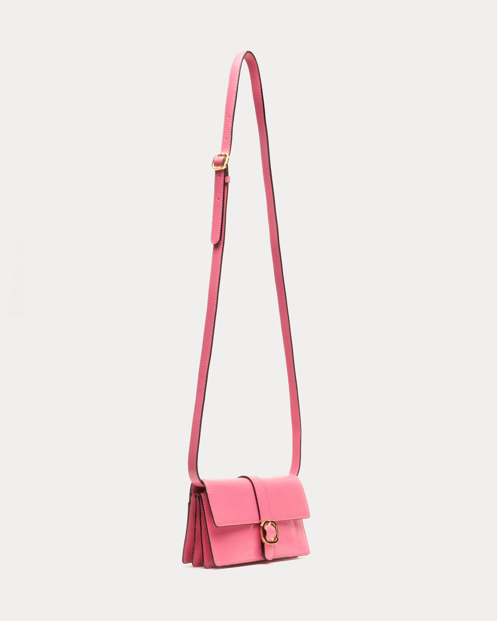Accordion Wallet - Crinkled Leather Pink Wallet Frances Valentine