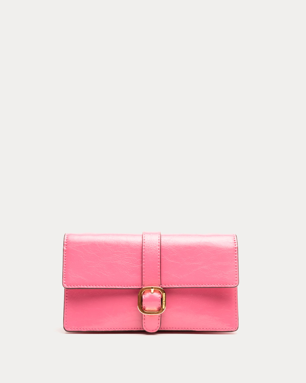 Accordion Wallet - Crinkled Leather Pink Wallet Frances Valentine