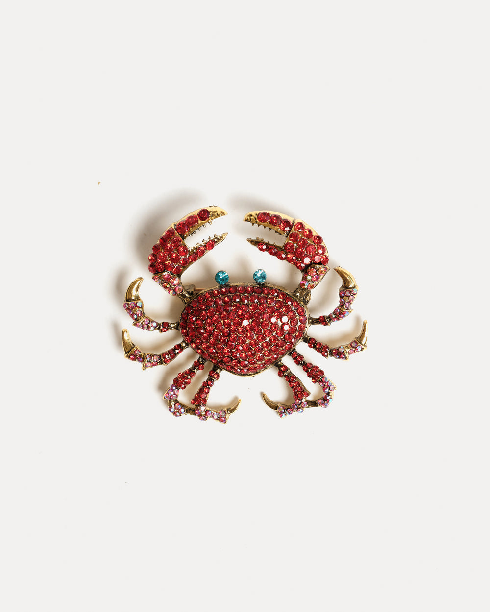 FV Crab Brooch - Red
