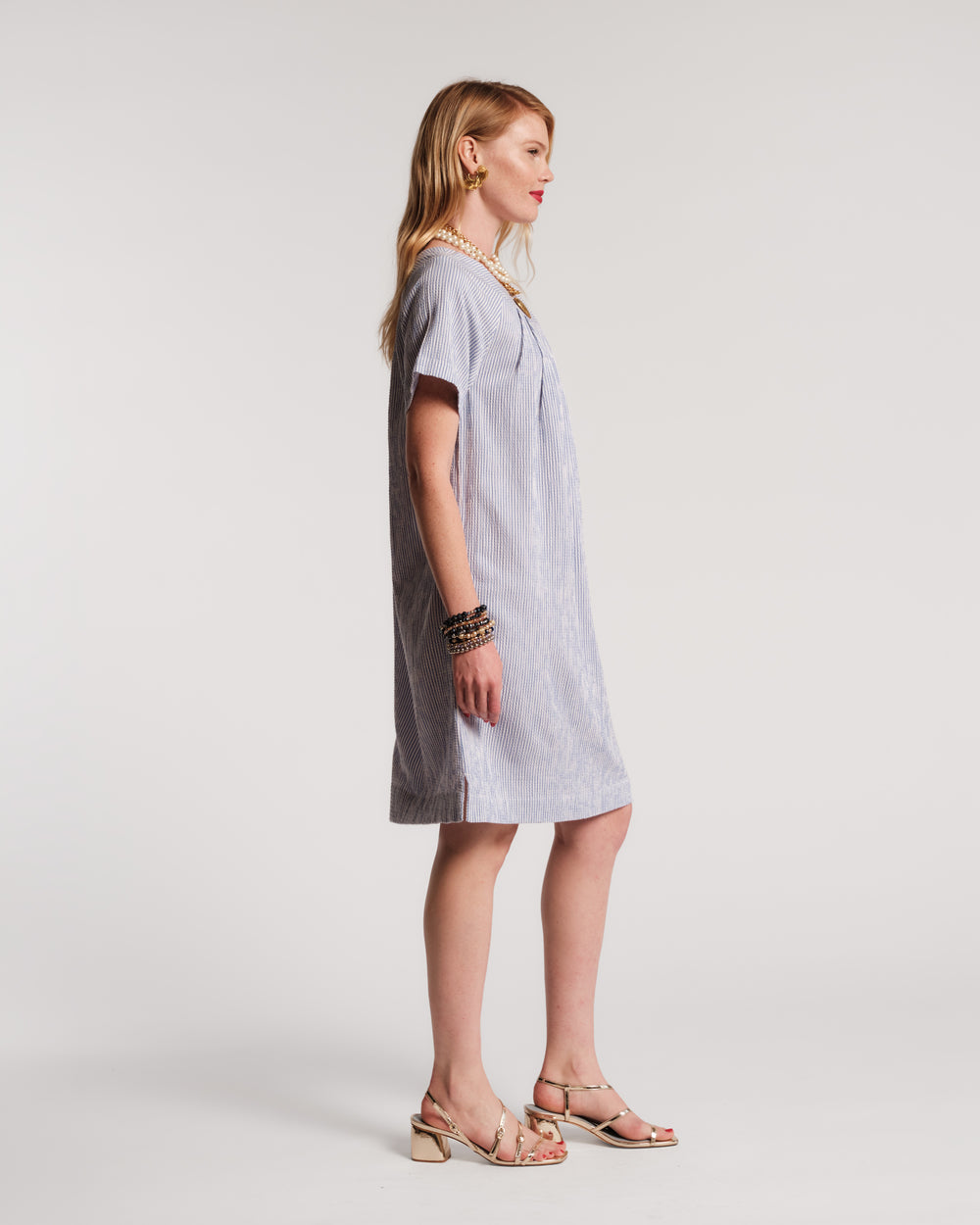 Easy Dress - Seersucker Dresses Frances Valentine